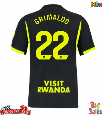 Atletico Madrid Alejandro Grimaldo #22 Replica Away Stadium Shirt 2026-27 Short Sleeve